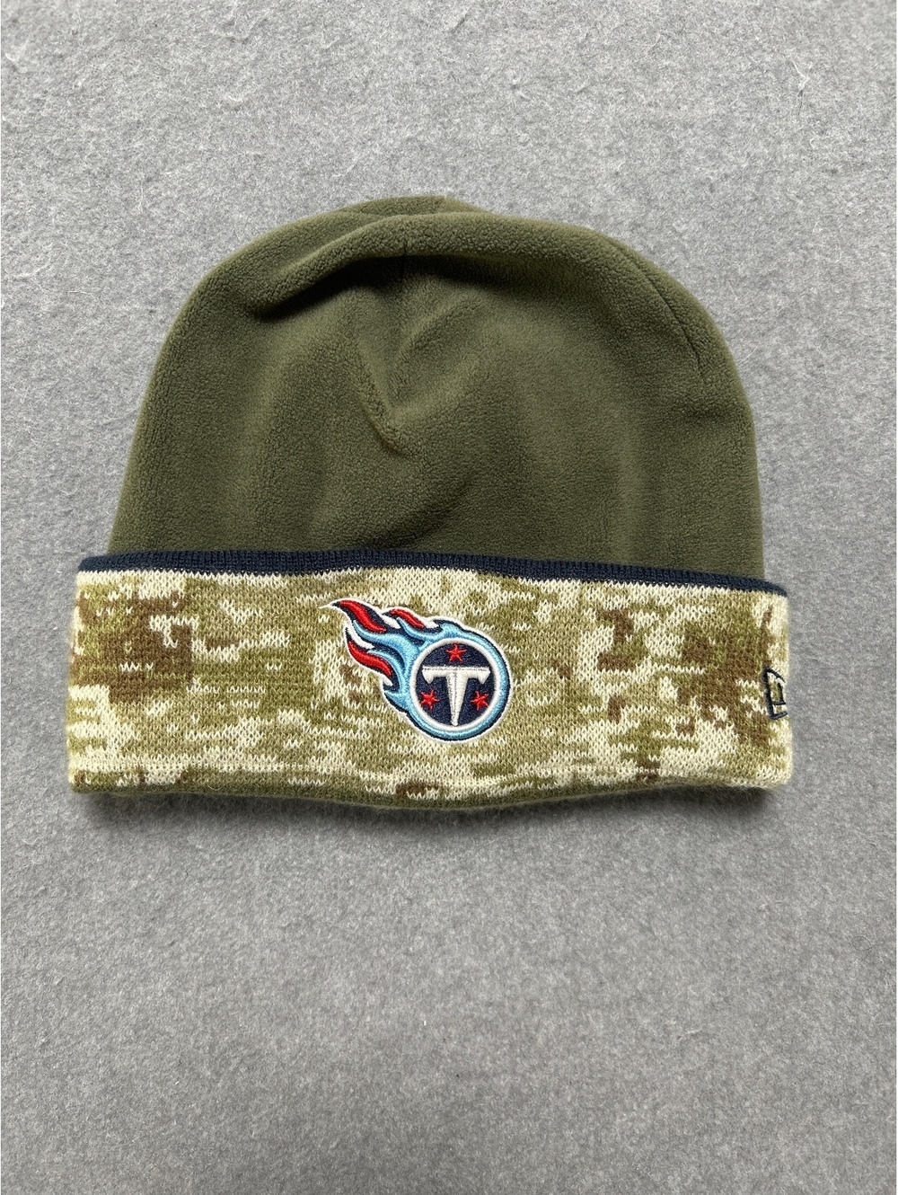 New Era Tennessee Titans NFL Camo Beanie Hat